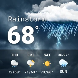 Weather app - Radar & Widget 图标